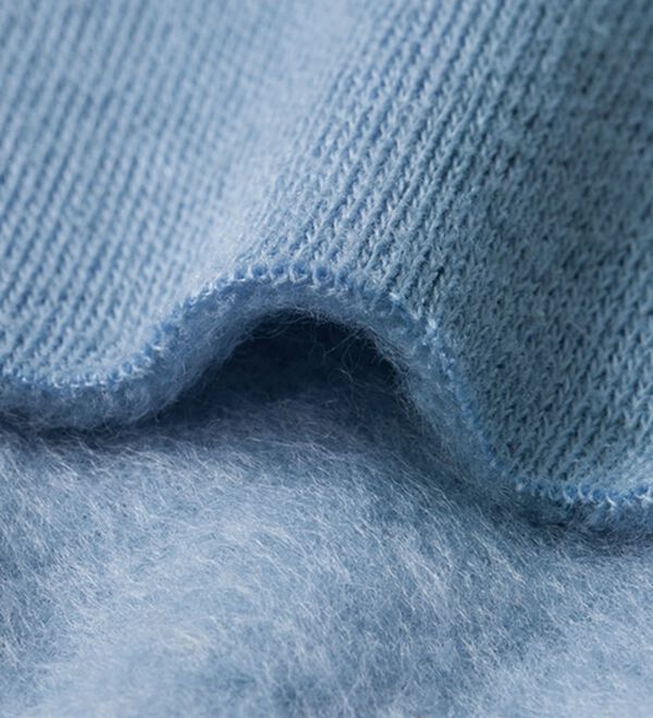 LAVIENNE（ラヴィエンヌ）の「おしゃれな配色あったか裏起毛プルオーバー（カットソー）」｜詳細画像