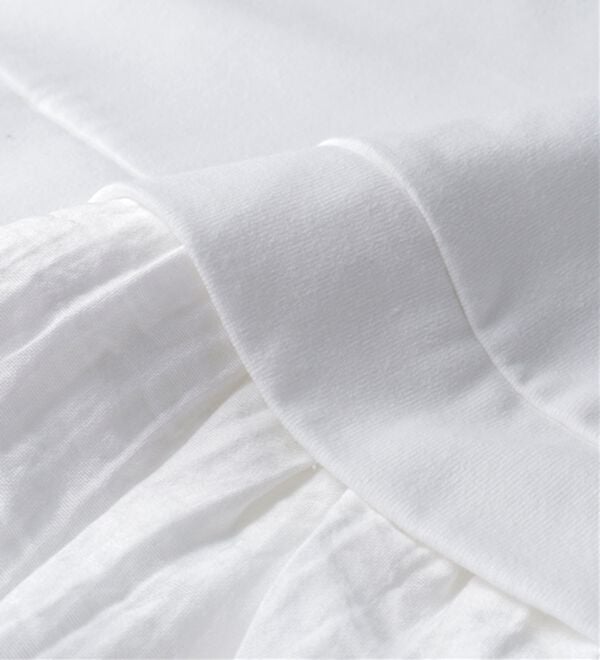 BELLUNA（ベルーナ）の「ギャザー使い異素材切替ふんわりチュニック（チュニック）」｜詳細画像