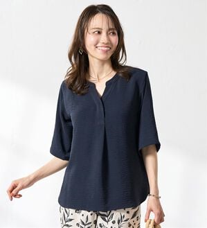 BELLUNA（ベルーナ）の「お手入れ楽々！スキッパーブラウス（ブラウス）」｜詳細画像