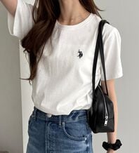 GeeRA（ジーラ）の「【ＵＳ．ＰＯＬＯ．ＡＳＳＮ】接触冷感ワンポイント刺繍Ｔシャツ（Tシャツ）」
