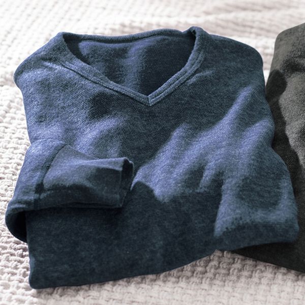 「【2枚組】日本製 ３重奏のぬくもりエア３インナー（メンズ肌着・インナーウェア）」｜詳細画像