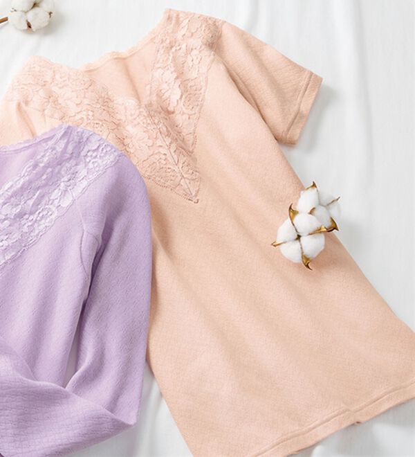 「【５色組】汗取りラグランインナー（肌着・インナーウェア）」｜詳細画像