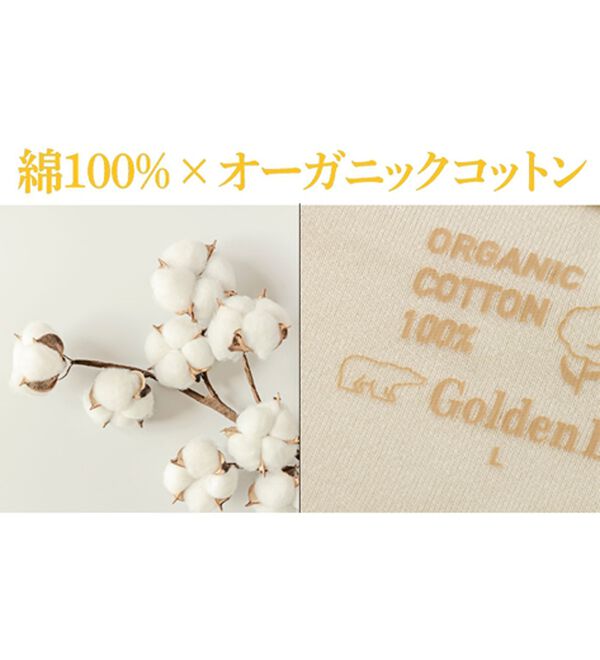 「＜ゴールデンベア＞綿１００％ヒートハイネックシャツ（メンズＴシャツ）」｜詳細画像