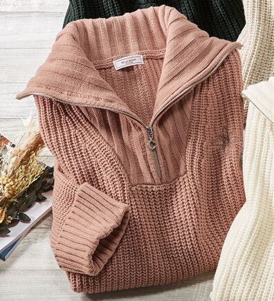 ルフラン（ルフラン）の「ゆったり着こなす温もりセーター（ニット・セーター）」