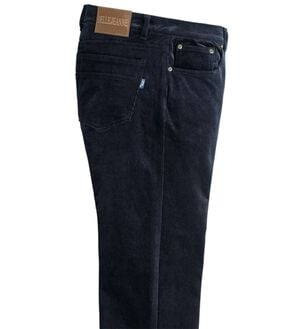 「まるごとのびのびコーデュロイパンツ（メンズフルレングスパンツ）」｜ネイビー