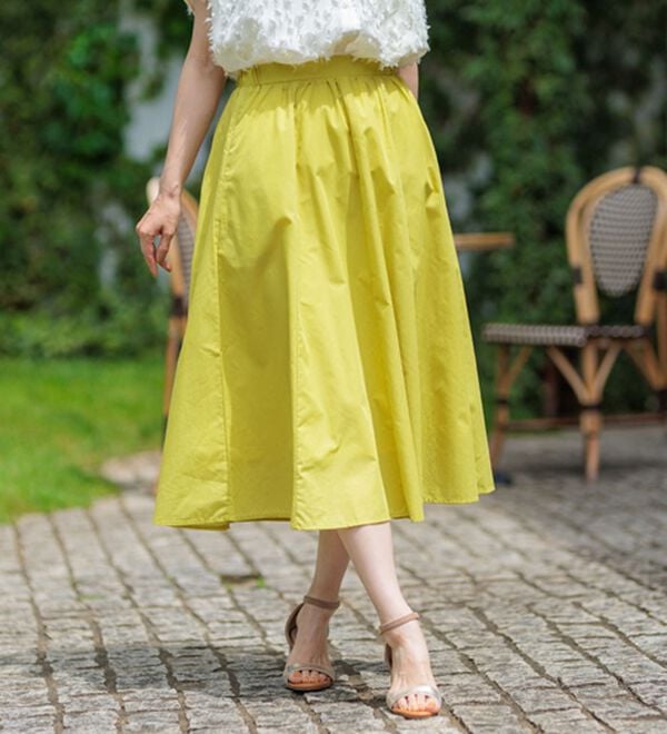 BELLUNA（ベルーナ）の「ふんわり切替フレアースカート（ロングスカート）」｜詳細画像