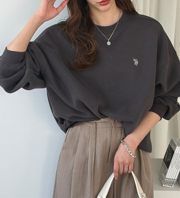 GeeRA（ジーラ）の「【U.S. POLO ASSN.】表ピーチ裏起毛スウェット（トレーナー・スウェット）」｜詳細画像