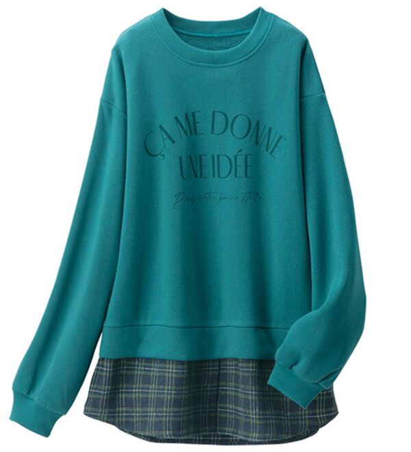 ルフラン（ルフラン）の「【２色組】レイヤード風プルオーバー（カットソー）」｜詳細画像