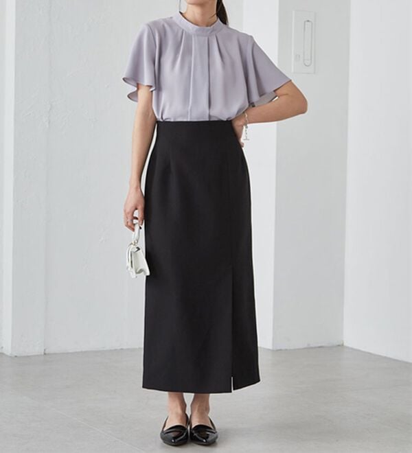 RANAN（ラナン）の「【新色追加】機能付タックデザインブラウス（ブラウス）」｜詳細画像