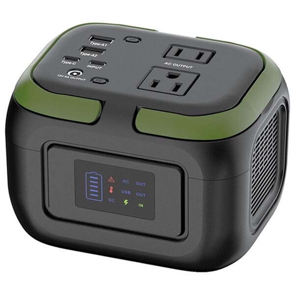 「小型ポータブル電源　パワーステーション（防災グッズ・防犯グッズ）」｜1