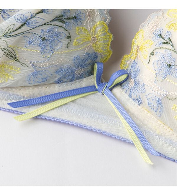 YU'NOW（ユナウ）の「ぷるるん谷間のノンワイヤーブラ＆ショーツ（ブラジャー＆ショーツセット）」｜詳細画像