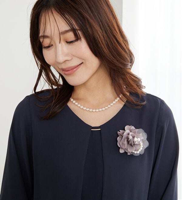 BELLUNA（ベルーナ）の「＜セレモニースタイル＞プリーツデザインワンピ―ス（フォーマルワンピース）」｜詳細画像