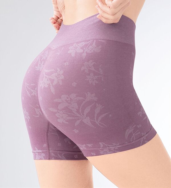 LAVIENNE（ラヴィエンヌ）の「【１０色組】綿混ジャカード成型ショーツガードル（ショーツ）」｜詳細画像