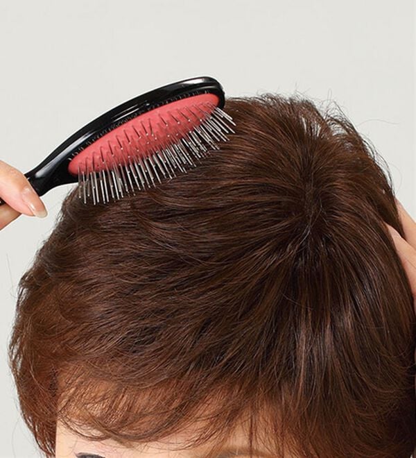 「人毛１００％お買得　つむじピース（ウィッグ・ヘアピース・エクステ）」｜詳細画像