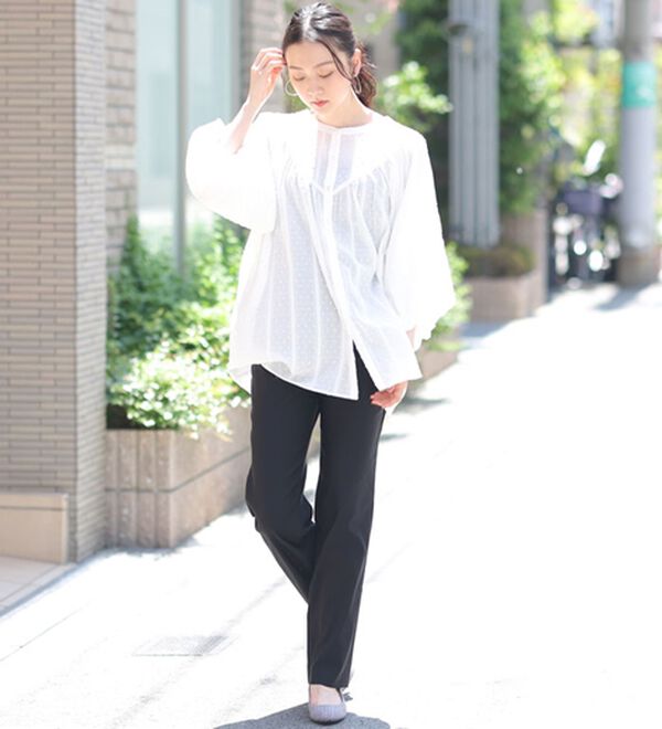 A HAPPY MARILYN（アハッピーマリリン）の「【ＬＬ～６Ｌ／選べる丈】ヒップアップして美尻魅せが叶うパンツ（フルレングスパンツ）」｜詳細画像