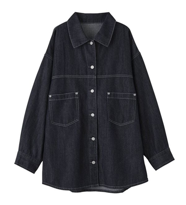 RANAN（ラナン）の「デニム素材オーバーサイズジャケット（その他ジャケット）」｜詳細画像