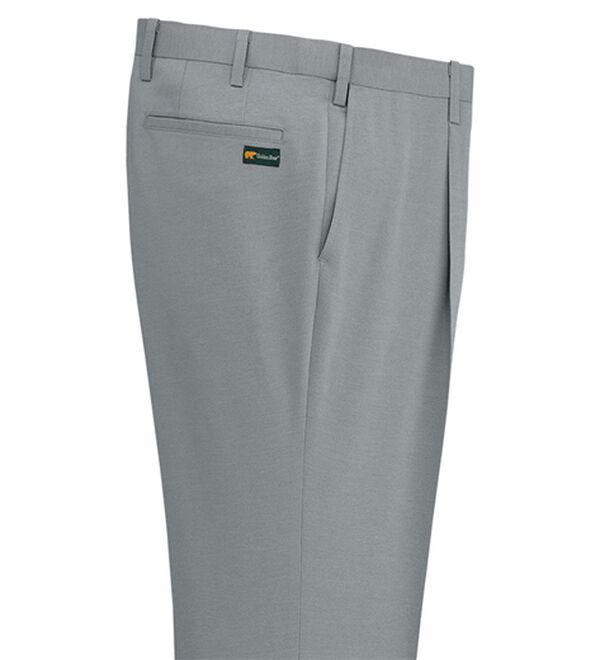 「＜ゴールデンベア＞洗える快適上質スラックス（メンズスラックス）」｜グレー