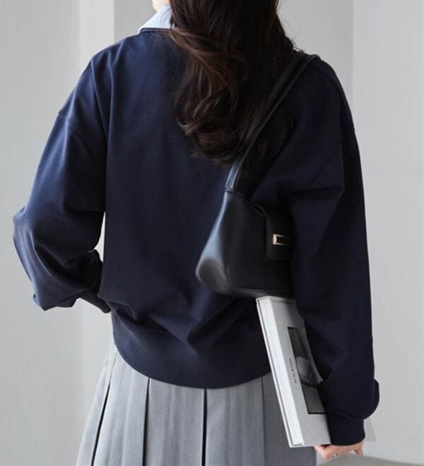 RANAN（ラナン）の「レイヤード襟付きスウェット（トレーナー・スウェット）」｜詳細画像