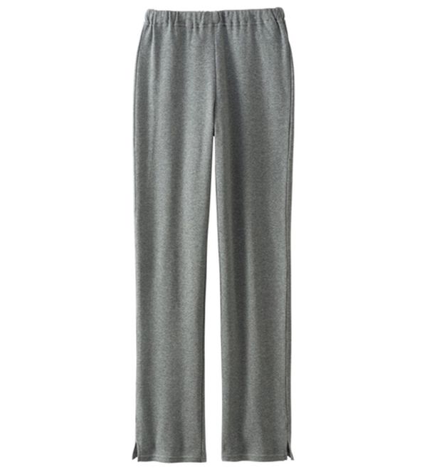 LAVIENNE（ラヴィエンヌ）の「綿１００％着回し自在パンツ（クロップドパンツ）」｜グレー