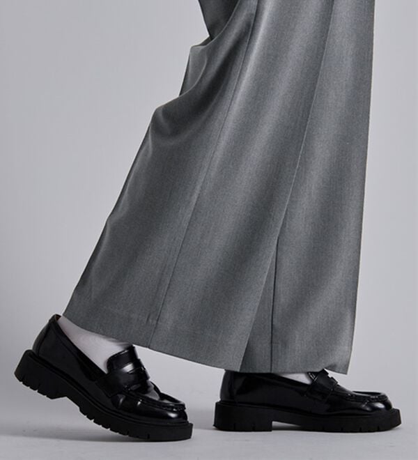 BELLUNA（ベルーナ）の「サマ見え！美脚タック使いワイドパンツ（ワイドパンツ・ガウチョ）」｜詳細画像