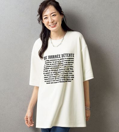 ルフラン（ルフラン）の「ちょいクール大人スタッズＴシャツ（Tシャツ）」