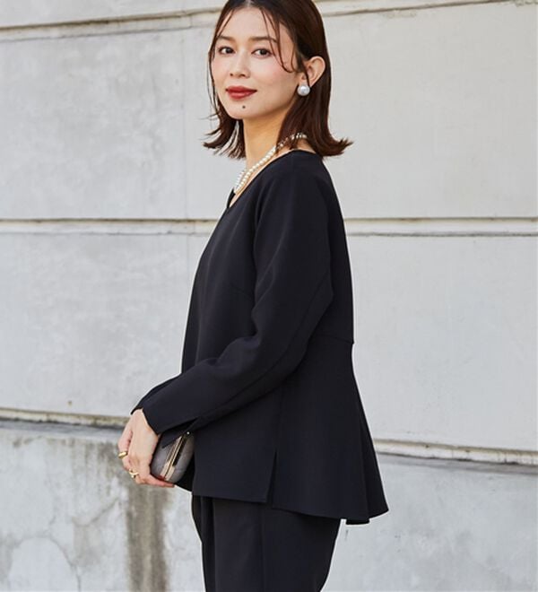 RANAN（ラナン）の「【選べるデザイン】楽してきれい見え！セットアップ（ブラウススーツ）」｜詳細画像