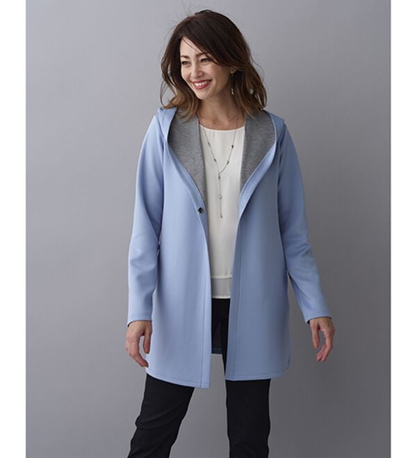 BELLUNA（ベルーナ）の「なめらかテンセル（ＴＭ）繊維混配色コーディガン（その他カーディガン）」｜詳細画像