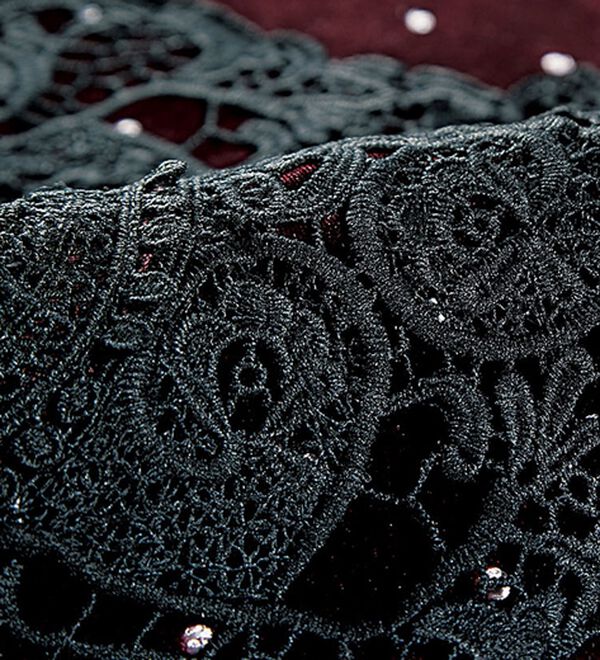 BELLUNA（ベルーナ）の「【Ｌａｇｒｉｌｕａ】ドット刺しゅうベロアレース使いチュニック（チュニック）」｜詳細画像