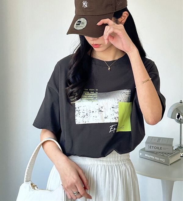 GeeRA（ジーラ）の「アソートロゴプリントＴシャツ（カットソー）」｜詳細画像