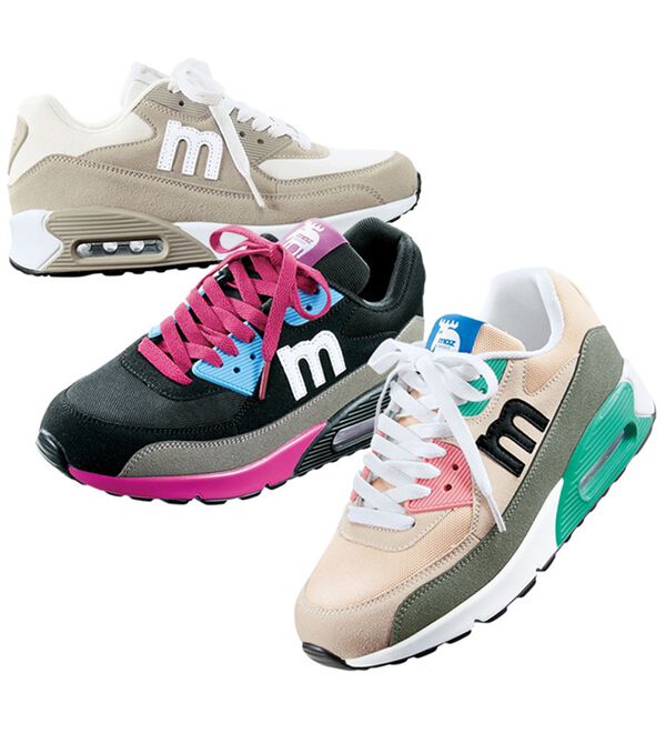 BELLUNA（ベルーナ）の「＜ｍｏｚ＞サイドＭロゴスニーカー（スニーカー）」｜詳細画像