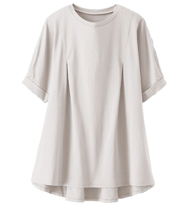 BELLUNA（ベルーナ）の「バックフレアーパフ袖プルオーバー（カットソー）」｜詳細画像