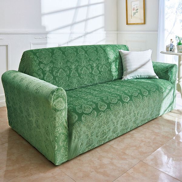 「Ｎｅｗ立体オーナメント柄伸縮フィットソファカバー（ソファーカバー）」｜詳細画像