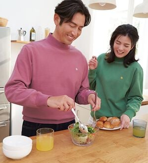 「＜ポロ・ビーシーエス＞モックネックトレーナー（メンズトレーナー）」｜詳細画像