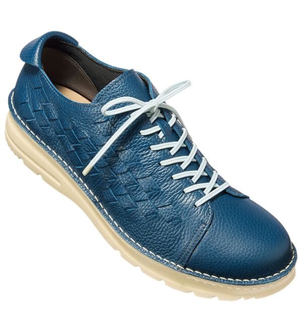 「軽さに納得！日本製こだわりシューズ（メンズスニーカー）」｜ネイビー