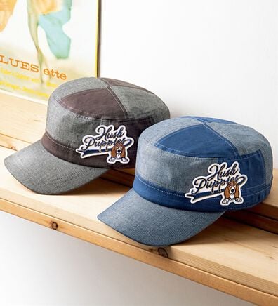 「＜ハッシュパピー＞切替デザインワークキャップ（メンズ帽子）」