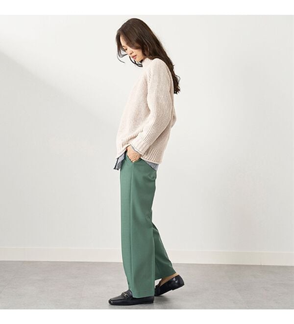 BELLUNA（ベルーナ）の「モール素材チャンキーニットプルオーバー（ニット・セーター）」｜詳細画像