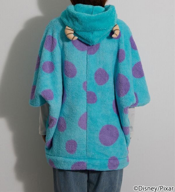 BELLUNA（ベルーナ）の「＜Ｄｉｓｎｅｙ＞【モンスターズ・インク（サリー）】両面ボアポンチョ（パジャマ・ルームウェア）」｜詳細画像