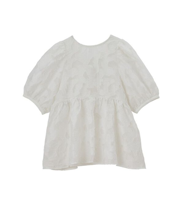 GeeRA（ジーラ）の「シアージャカードチュニックブラウス（ブラウス）」｜詳細画像