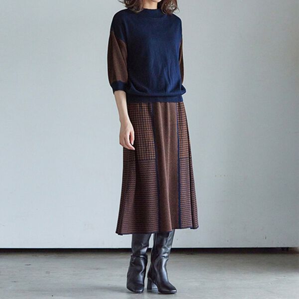 RANAN（ラナン）の「編柄切替ニットセットアップ（ニット・セーター）」｜詳細画像