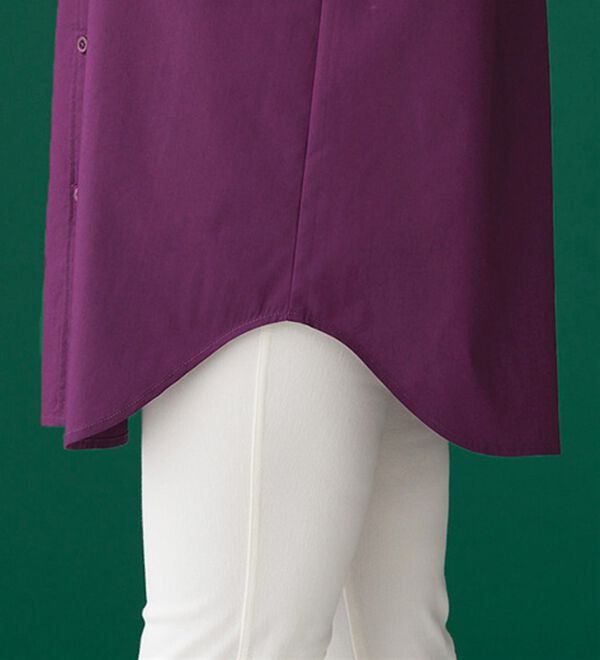 BELLUNA（ベルーナ）の「＜ＳＯＬＯＴＥＸ（Ｒ）＞ストレッチビッグシャツ（シャツ）」｜詳細画像