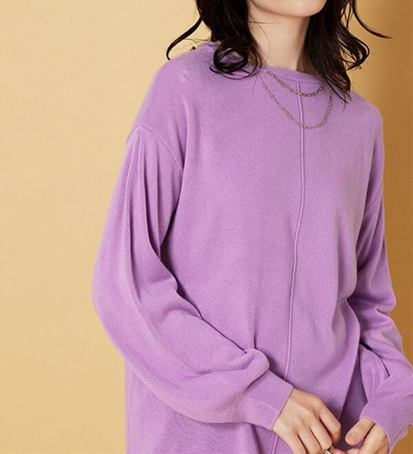 BELLUNA（ベルーナ）の「ふんわりカシミヤタッチニットプルオーバー（ニット・セーター）」｜詳細画像