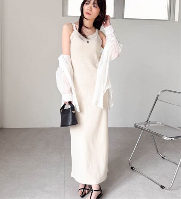 RANAN（ラナン）の「＜U.S.POLO ASSN.＞カップ付アメスリリブワンピース（カットソーワンピース）」｜詳細画像