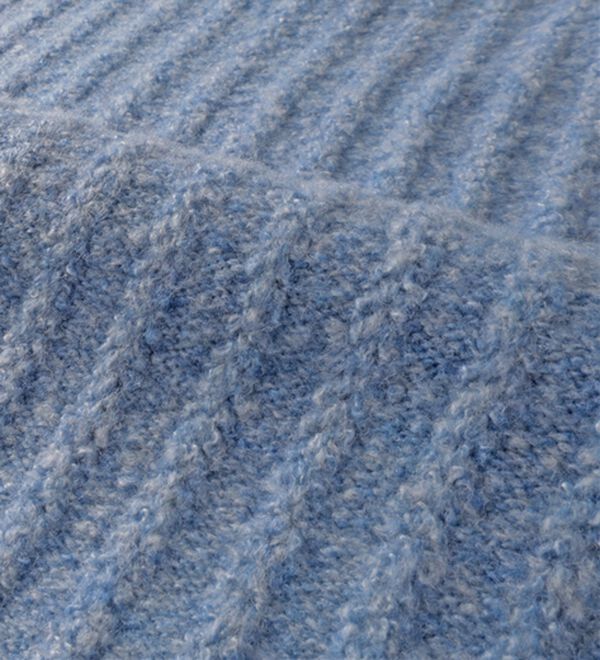 スキッパー衿編地変化ニットプルオーバー - ベルーナ【公式】