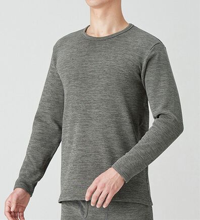 「【３枚組】裏ボアでしっかり暖か納得の極厚インナー３枚組（シャツ）（メンズ肌着・インナーウェア）」