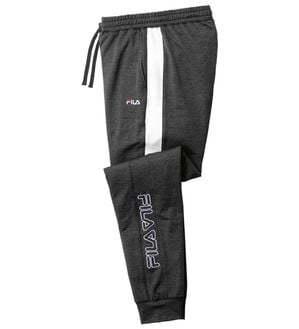 「＜フィラ＞杢調ストレッチパーカー・ジョガーパンツ（メンズパーカー）」｜杢チャコール[パンツ]