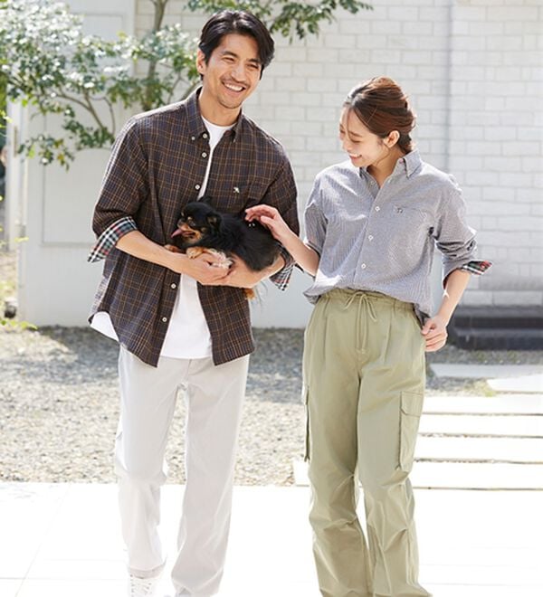 「＜アーノルド　パーマー＞シアサッカーデザインシャツ（長袖・７分袖）（メンズシャツ）」｜詳細画像