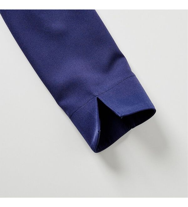 RANAN（ラナン）の「楽ちんキレイ見え！バックプリーツセットアップ（ブラウススーツ）」｜詳細画像