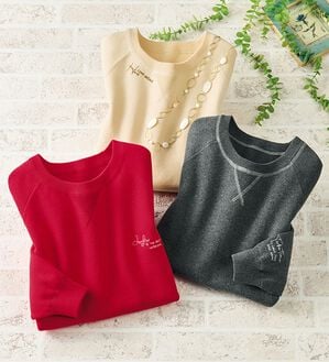 ルフラン（ルフラン）の「【３色組】新定番＊イージーニット（ニット・セーター）」｜詳細画像