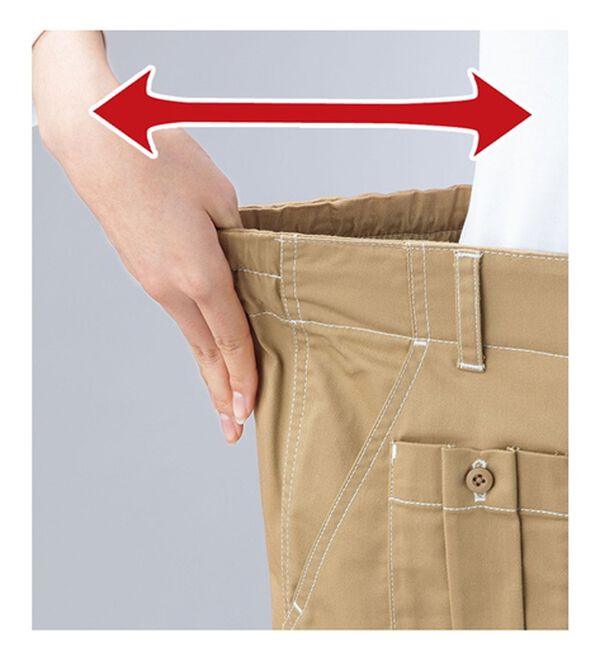 柔らか楽ちん！ポケットデザインパンツ - ベルーナ【公式】