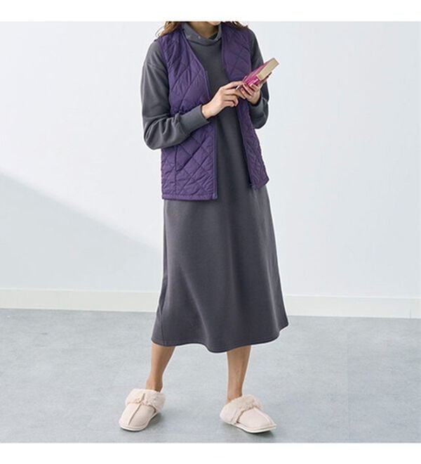 BELLUNA（ベルーナ）の「【マジ軽ウォーム】蓄熱保温キルトベスト（ポーチ付）（ベスト）」｜詳細画像